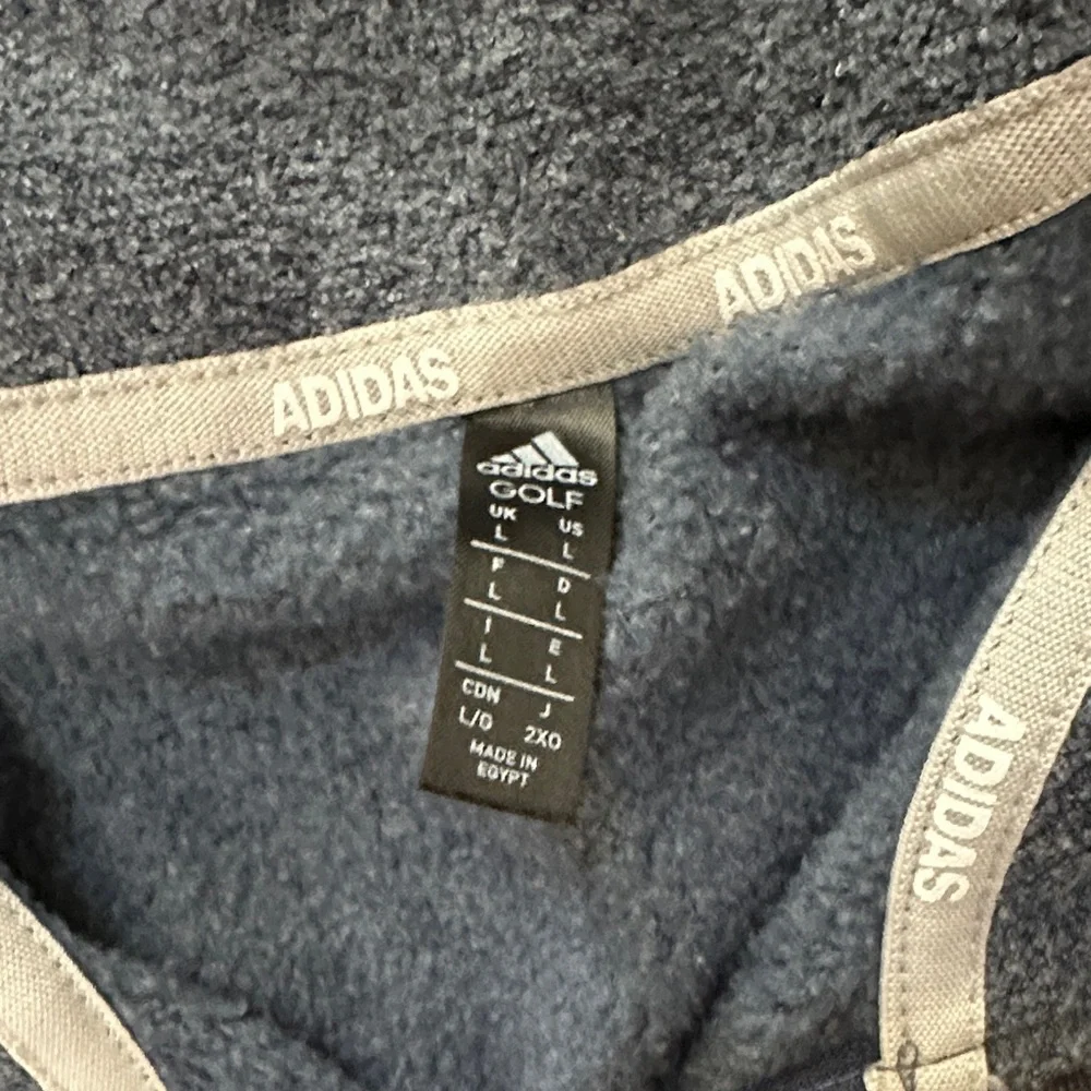 Men's Adidas Primegreen Pocket 1/4 Zip Crew Navy